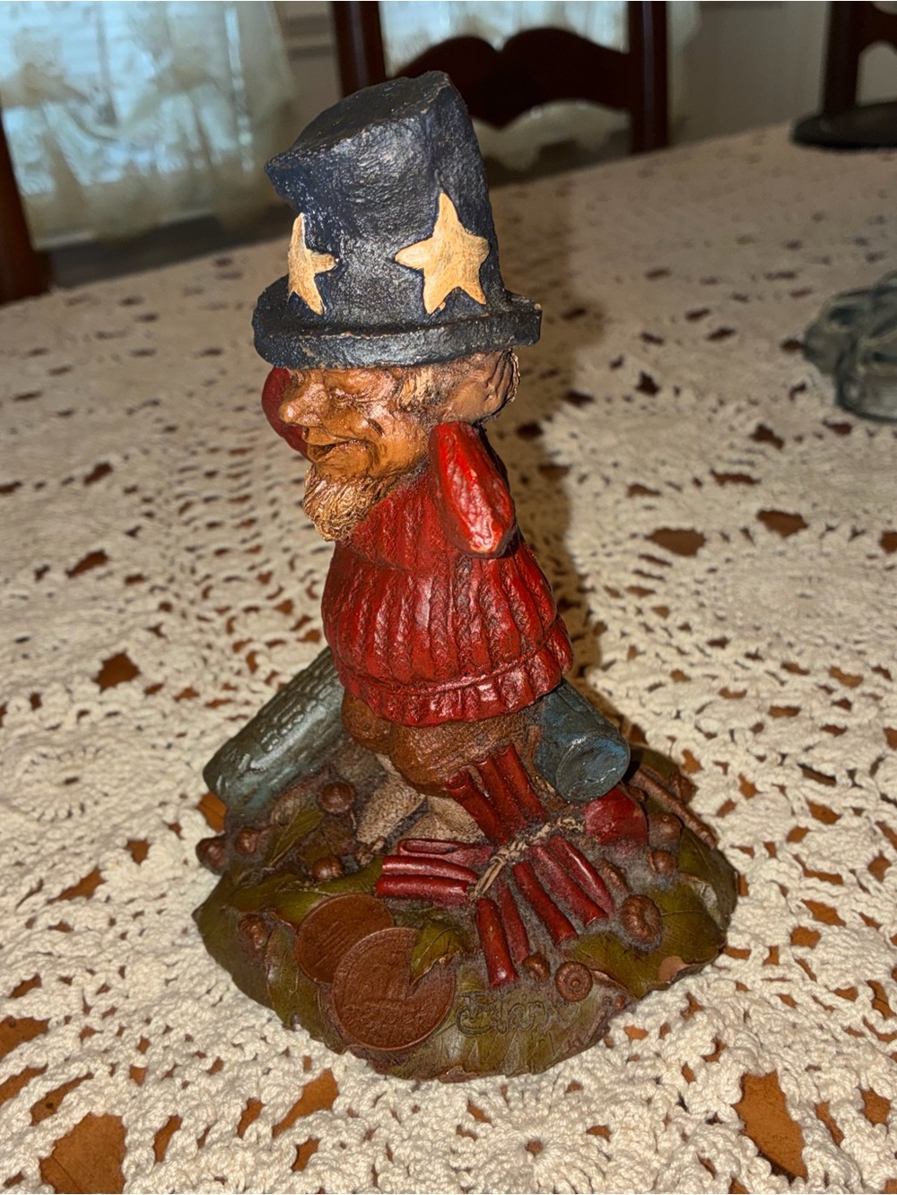 Vintage 1950 Tom Clark Rare "Sammy" Patriotic Gnome - Picture 2 of 11